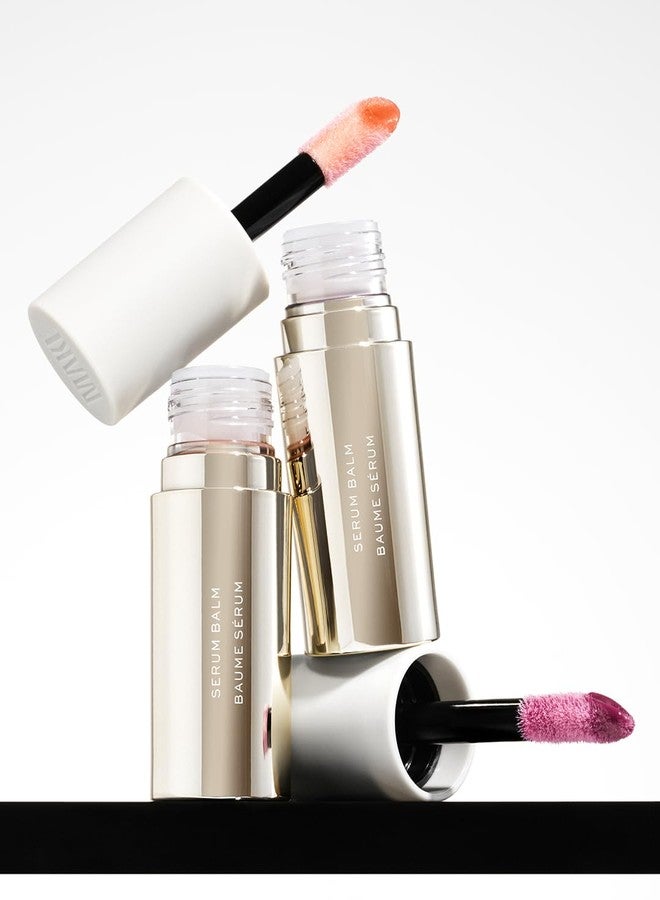 مايك مرطب شفاه زيتي من ميك بيوتي سيروم بلسم. ملمع شفاه نباتي مرطب بتأثير تكبير الشفاه. كريم معالجة الشفاه لشفاه ناعمة وملساء ولامعة - لون: ليلكي فاتح - Image 5